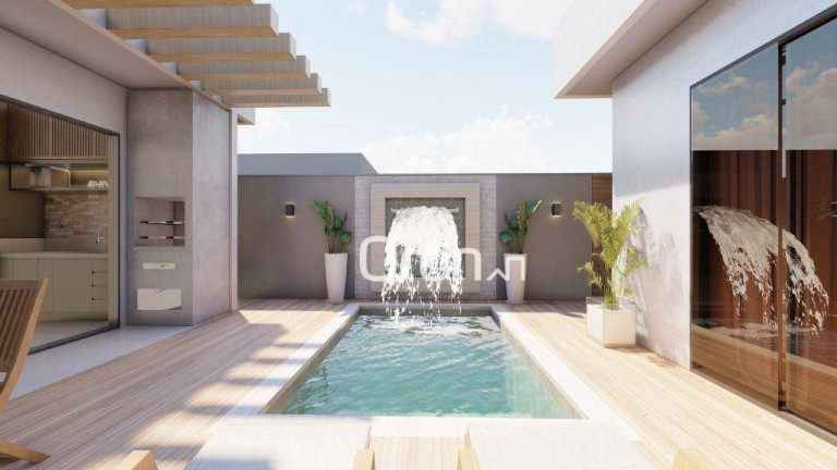 Imagem Casa com 3 Quartos à Venda, 153 m² em Residencial Alice Barbosa - Goiânia