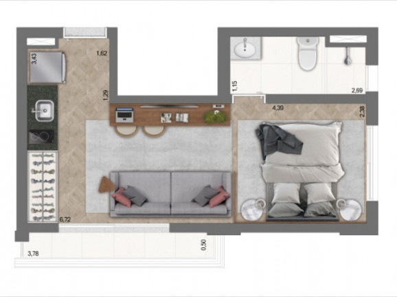 Imagem Imóvel com 1 Quarto à Venda, 18 m² em Bela Vista - São Paulo Imagem Imóvel com 1 Quarto à Venda, 18 m² em Bela Vista - São Paulo