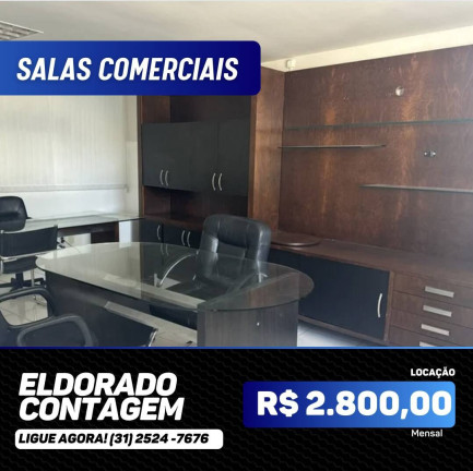 Sala Comercial para Alugar, 45 m² em Eldorado - Contagem
