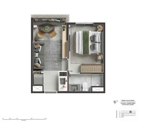 Imagem Apartamento com 2 Quartos à Venda, 39 m² em Vila Olímpia - São Paulo Imagem Apartamento com 2 Quartos à Venda, 39 m² em Vila Olímpia - São Paulo