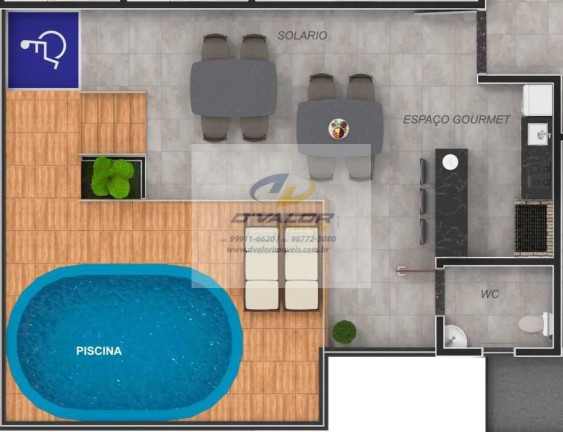 Imagem Apartamento com 2 Quartos à Venda, 50 m² em Aeroclube - João Pessoa