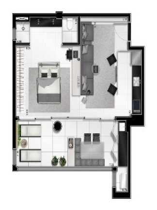 Apartamento com 1 Quarto à Venda, 67 m² em Itaim Bibi - São Paulo