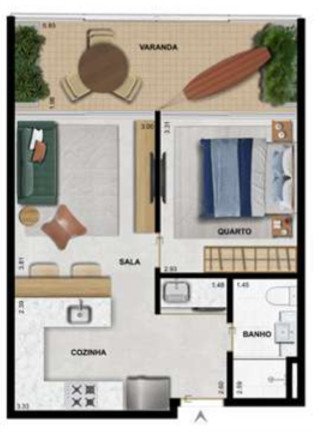 Imagem Imóvel com 1 Quarto à Venda, 48 m² em Gávea - Rio De Janeiro