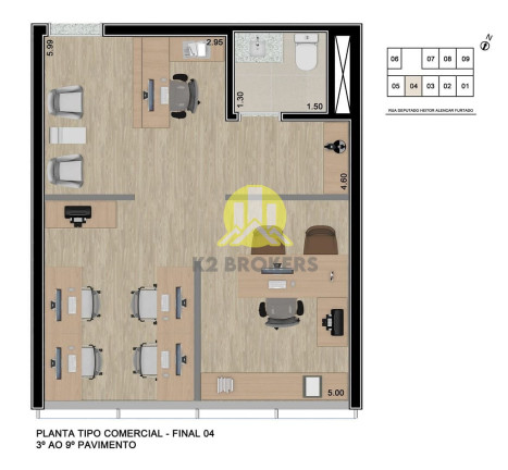 Imagem Sala Comercial à Venda, 33 m² em Ecoville - Curitiba Imagem Sala Comercial à Venda, 33 m² em Ecoville - Curitiba