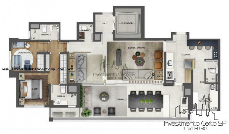 Imagem Apartamento com 3 Quartos à Venda, 124 m² em Tatuapé - São Paulo