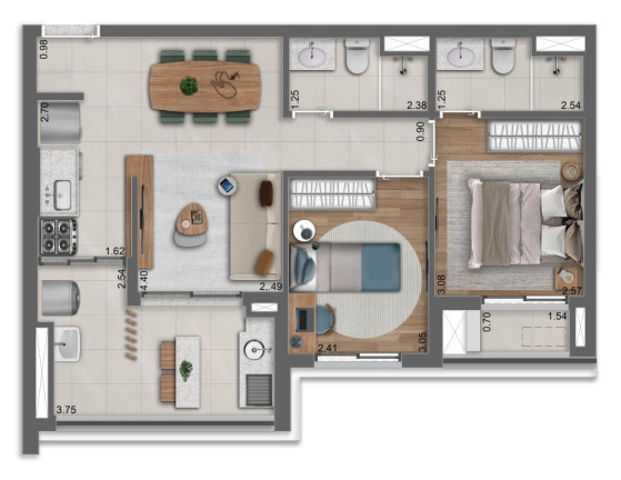 Imagem Apartamento com 3 Quartos à Venda, 77 m² em Alto Da Boa Vista - São Paulo Imagem Apartamento com 3 Quartos à Venda, 77 m² em Alto Da Boa Vista - São Paulo