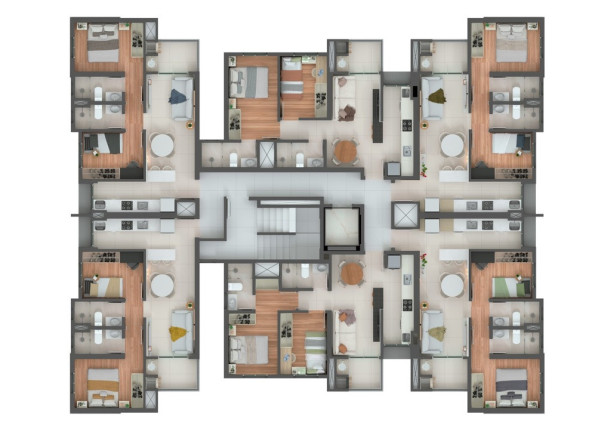 Imagem Apartamento com 2 Quartos à Venda, 57 m² em Mossunguê - Curitiba Imagem Apartamento com 2 Quartos à Venda, 57 m² em Mossunguê - Curitiba