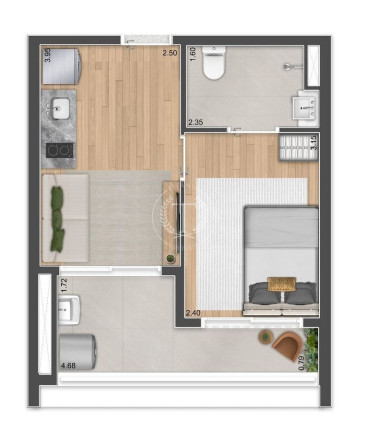 Imagem Apartamento com 1 Quarto à Venda, 26 m² em Perdizes - São Paulo