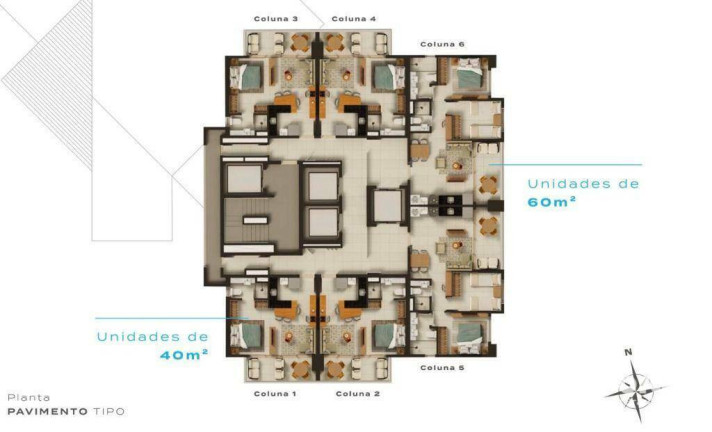 Imagem Apartamento com 2 Quartos à Venda, 59 m² em Meireles - Fortaleza Imagem Apartamento com 2 Quartos à Venda, 59 m² em Meireles - Fortaleza