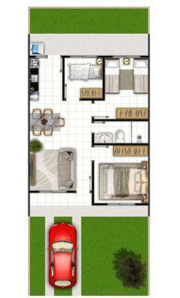 Imagem Casa com 2 Quartos à Venda, 55 m² em Campo Largo Da Roseira - São José Dos Pinhais Imagem Casa com 2 Quartos à Venda, 55 m² em Campo Largo Da Roseira - São José Dos Pinhais