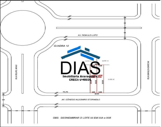Imagem Terreno à Venda, 193 m² em Parque Laranjeiras - Araraquara Imagem Terreno à Venda, 193 m² em Parque Laranjeiras - Araraquara