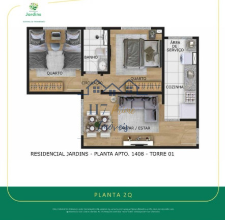 Imagem Apartamento com 2 Quartos à Venda, 45 m² em Engordadouro - Jundiaí Imagem Apartamento com 2 Quartos à Venda, 45 m² em Engordadouro - Jundiaí