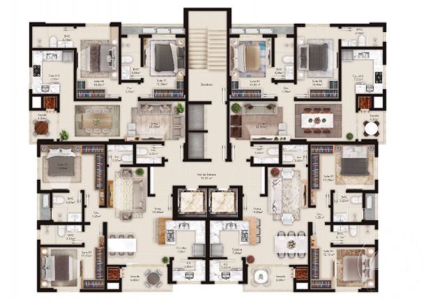 Imagem Apartamento com 2 Quartos à Venda, 73 m² em Balneário Perequê - Porto Belo Imagem Apartamento com 2 Quartos à Venda, 73 m² em Balneário Perequê - Porto Belo