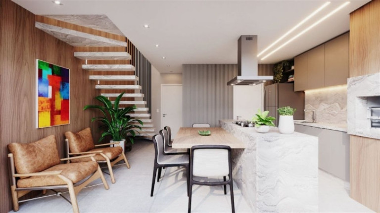 Imagem Casa de Condomínio com 3 Quartos à Venda, 187 m² em Mercês - Curitiba