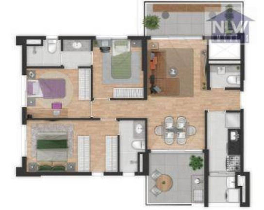 Apartamento com 3 Quartos à Venda, 91 m² em Jardim Das Acácias - São Paulo