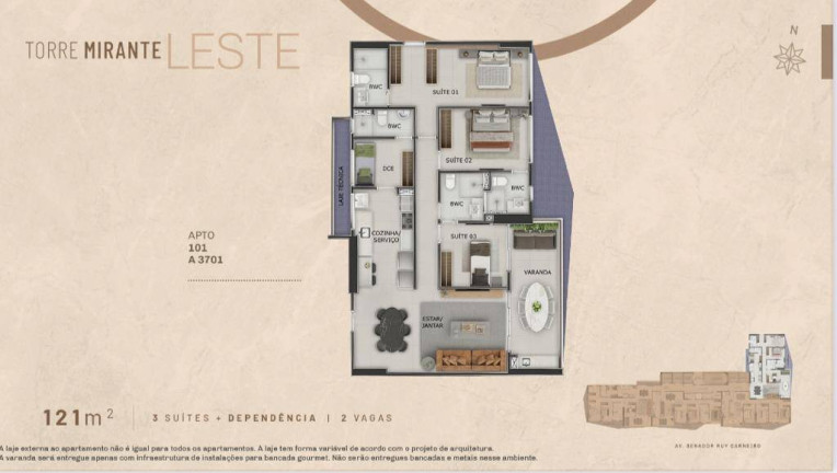 Imagem Apartamento com 3 Quartos à Venda, 96 m² em Miramar - João Pessoa
