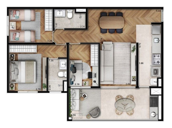 Imagem Apartamento com 3 Quartos à Venda, 117 m² em Freguesia Do ó - São Paulo Imagem Apartamento com 3 Quartos à Venda, 117 m² em Freguesia Do ó - São Paulo