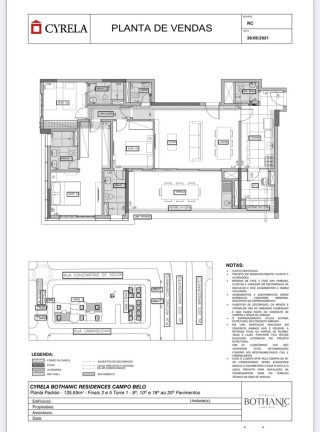 Imagem Apartamento com 3 Quartos à Venda, 135 m² em Campo Belo - São Paulo