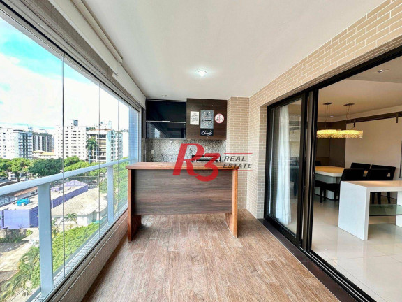 Apartamento com 3 Quartos à Venda, 138 m² em Gonzaga - Santos