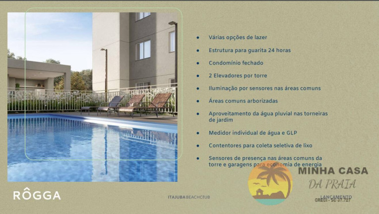 Imagem Apartamento com 2 Quartos à Venda, 50 m² em Itajuba - Barra Velha