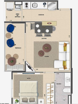 Imagem Apartamento com 2 Quartos à Venda, 54 m² em Moema - São Paulo Imagem Apartamento com 2 Quartos à Venda, 54 m² em Moema - São Paulo