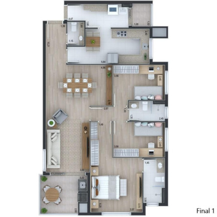 Imagem Apartamento com 3 Quartos à Venda, 125 m² em Ahú - Curitiba