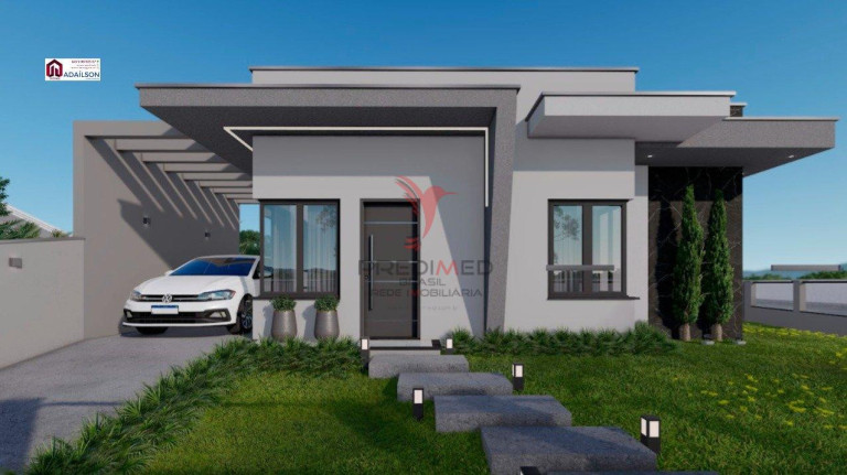 Imagem Casa com 3 Quartos à Venda, 80 m² em Bela Vista - Palhoça