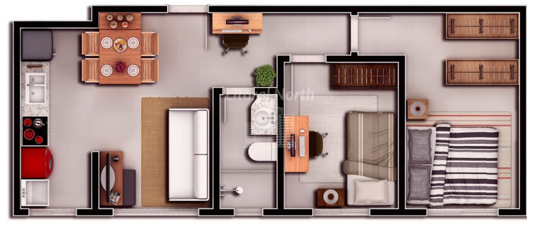 Imagem Apartamento com 2 Quartos à Venda, 58 m² em Carvalho - Itajaí Imagem Apartamento com 2 Quartos à Venda, 58 m² em Carvalho - Itajaí