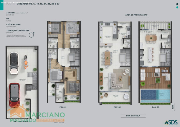 Imagem Casa com 3 Quartos à Venda, 308 m² em Quatro Ilhas - Bombinhas
