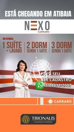 Imagem Apartamento com 3 Quartos à Venda, 85 m² em Jardim Terceiro Centenário - Atibaia