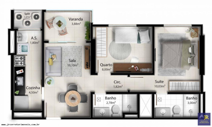 Imagem Apartamento com 2 Quartos à Venda, 58 m² em Jockey De Itaparica - Vila Velha Imagem Apartamento com 2 Quartos à Venda, 58 m² em Jockey De Itaparica - Vila Velha