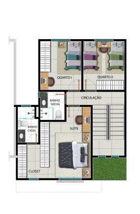 Imagem Sobrado com 3 Quartos à Venda, 150 m² em Residencial Center Ville - Goiânia