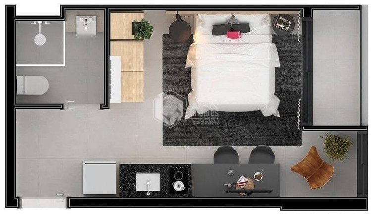 Imagem Studio com 1 Quarto à Venda, 24 m² em Vila Olímpia - São Paulo Imagem Studio com 1 Quarto à Venda, 24 m² em Vila Olímpia - São Paulo