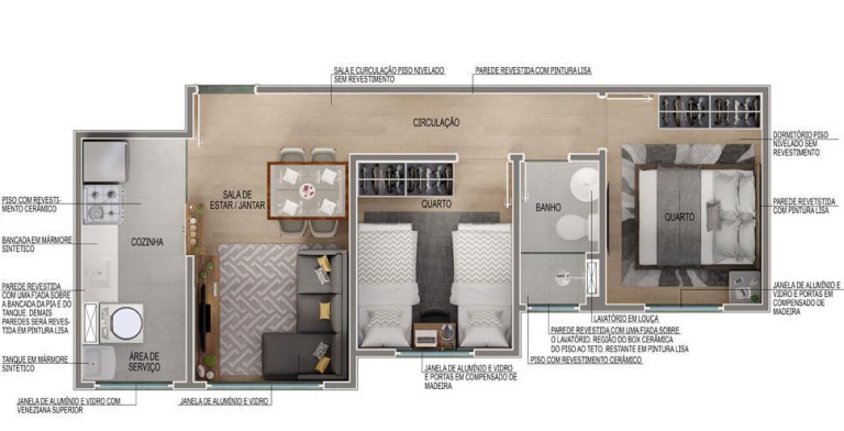 Imagem Apartamento com 2 Quartos à Venda, em Cidade São Mateus - São Paulo Imagem Apartamento com 2 Quartos à Venda, em Cidade São Mateus - São Paulo