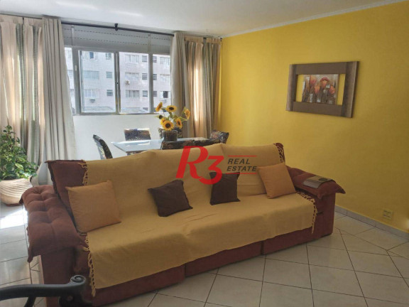 Apartamento com 2 Quartos à Venda ou Locação, 107 m² em Gonzaga - Santos