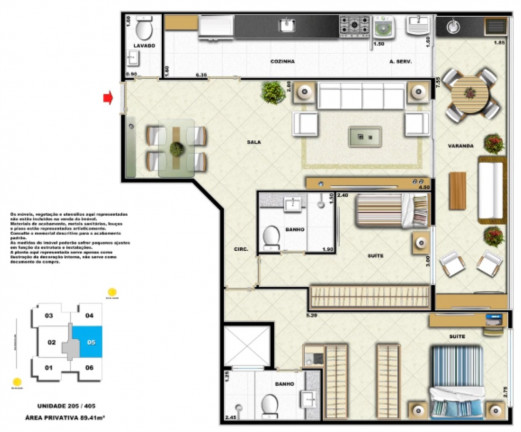 Imagem Imóvel com 2 Quartos à Venda, 73 m² em Tijuca - Rio De Janeiro