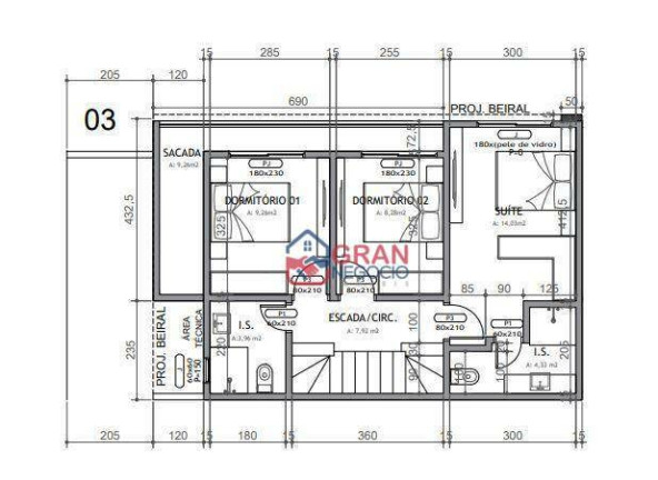 Imagem Sobrado com 3 Quartos à Venda, 191 m² em Santa Felicidade - Curitiba