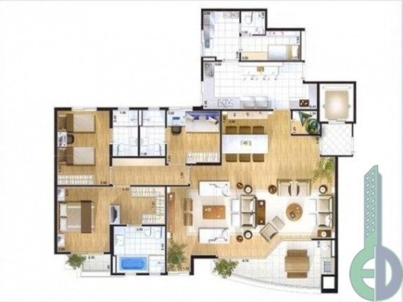Imagem Apartamento com 4 Quartos à Venda, 178 m² em Jardim - São Caetano Do Sul Imagem Apartamento com 4 Quartos à Venda, 178 m² em Jardim - São Caetano Do Sul