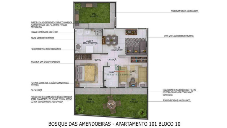 Imagem Apartamento com 2 Quartos à Venda, 50 m² em Amendoeira - São Gonçalo Imagem Apartamento com 2 Quartos à Venda, 50 m² em Amendoeira - São Gonçalo
