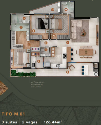 Imagem Apartamento com 3 Quartos à Venda, 158 m² em Fazenda - Itajaí
