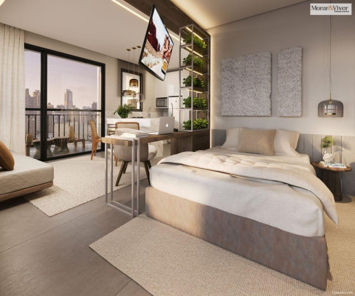 Imagem Apartamento com 1 Quarto à Venda, 34 m² em Batel - Curitiba