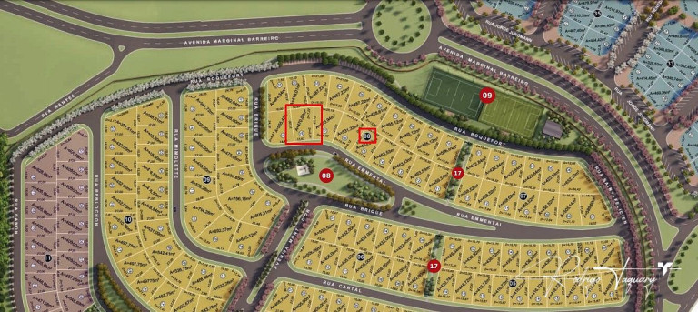 Terreno à Venda, 407 m² em Jardins França - Goiânia