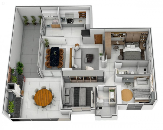 Imagem Apartamento com 3 Quartos à Venda, 123 m²