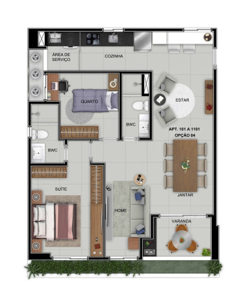 Imagem Apartamento com 2 Quartos à Venda, 64 m² em Poço - Recife