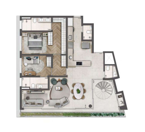 Cobertura com 2 Quartos à Venda, 265 m² em Santa Cecília - São Paulo