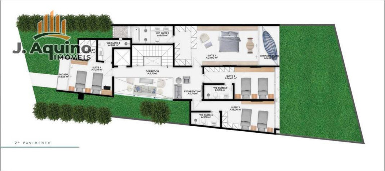 Imagem Casa de Condomínio com 4 Quartos à Venda, 278 m² em De Lourdes - Fortaleza