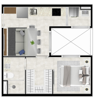 Imagem Apartamento com 1 Quarto à Venda, 25 m² em Vila Sônia - São Paulo Imagem Apartamento com 1 Quarto à Venda, 25 m² em Vila Sônia - São Paulo