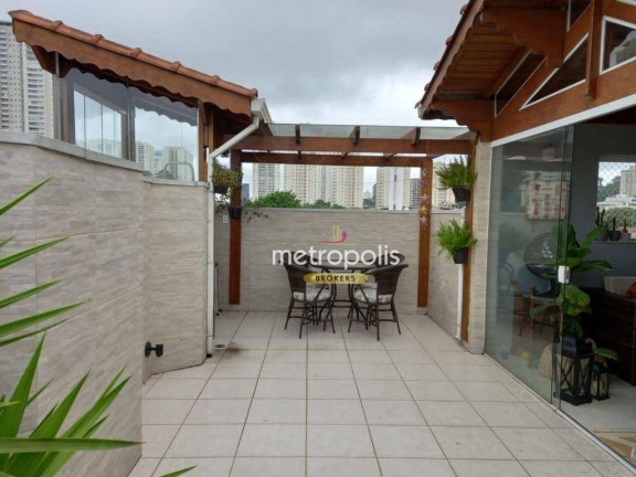 Imagem Cobertura com 2 Quartos à Venda, 116 m² em Vila Scarpelli - Santo André Imagem Cobertura com 2 Quartos à Venda, 116 m² em Vila Scarpelli - Santo André