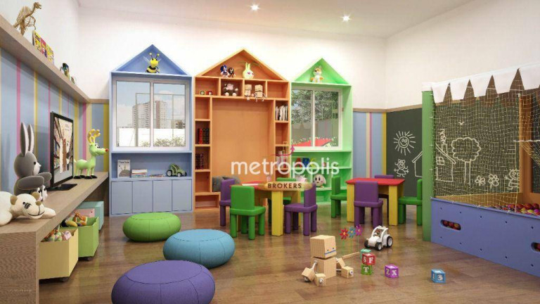 Imagem Apartamento com 2 Quartos à Venda, 54 m² em Jardim - Santo André