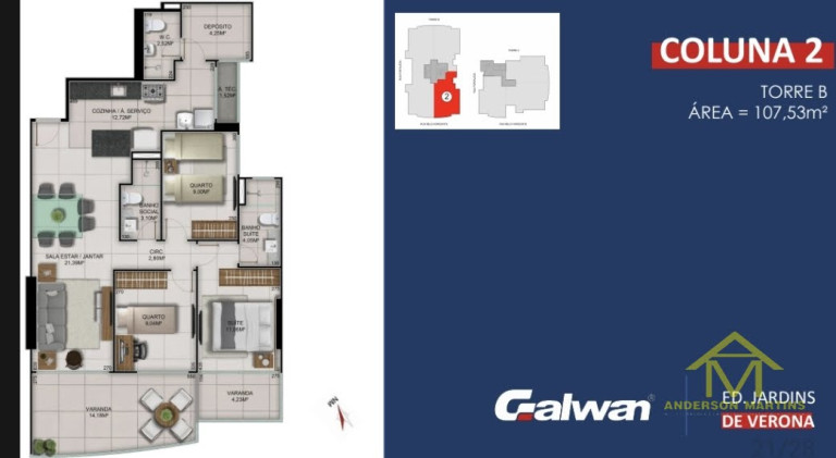 Imagem Apartamento com 3 Quartos à Venda, 105 m² em Itapuã - Vila Velha Imagem Apartamento com 3 Quartos à Venda, 105 m² em Itapuã - Vila Velha